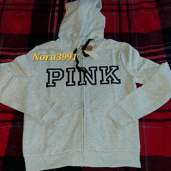 PINK Victoria's Secret Tops - PINK VS Everyday Lounge full-zip size XS NWT